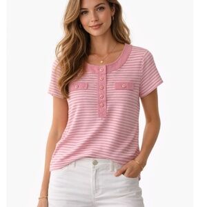 JONES NEW YORK 100% COTTON TEE TOP SIZE XL